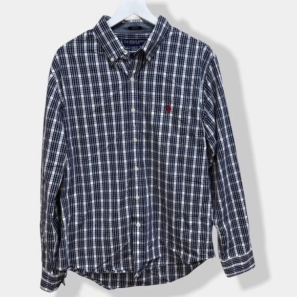 Us Polo Assn Slim Fit Button Down Shirt - Picture 1 of 3